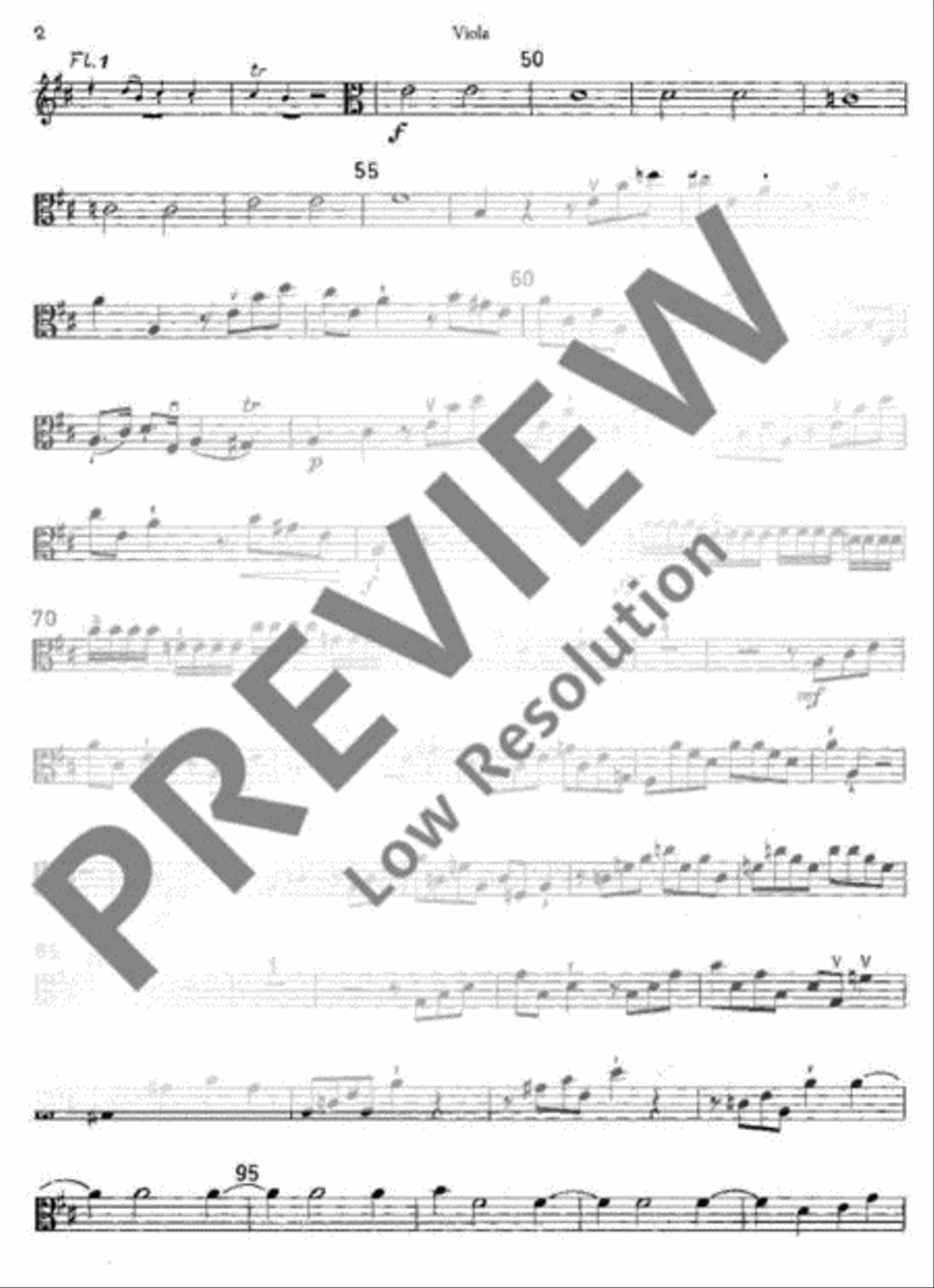 Symphony No. 1 Viola scores gallery preview page 3