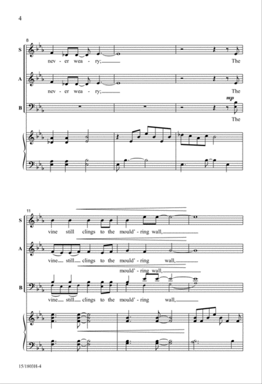 The Rainy Day 4-Part scores gallery preview page 4