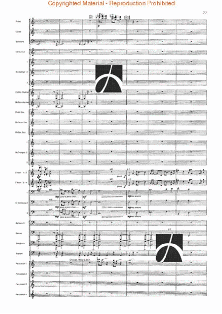 Spartacus Spartacus Concert Band scores gallery preview page 28