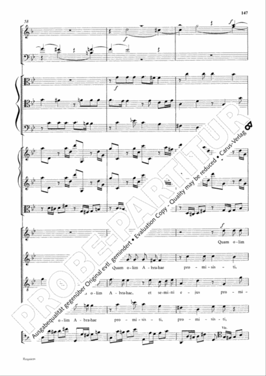 Requiem Requiem 4-Part scores gallery preview page 154