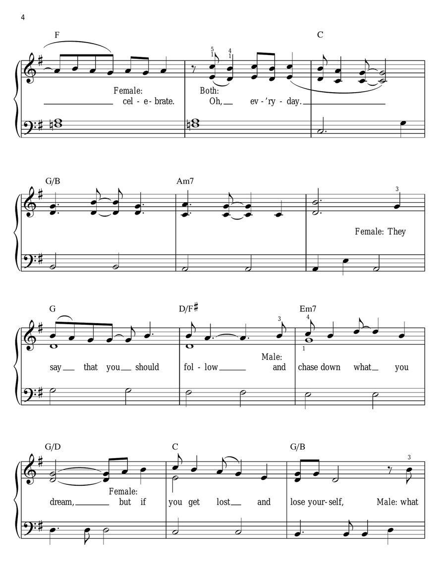 Everyday Easy Piano scores gallery preview page 4