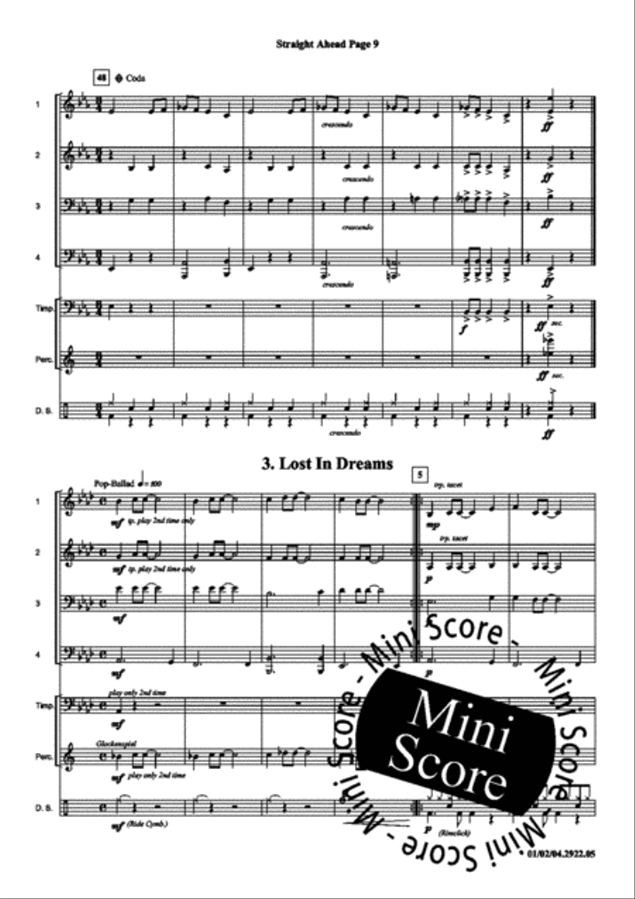 Straight Ahead Concert Band scores gallery preview page 13