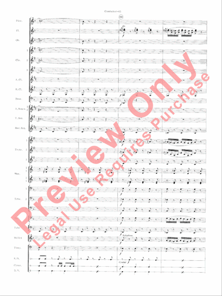 Carmen Suite Concert Band scores gallery preview page 47