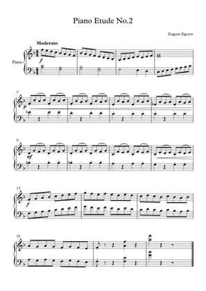 Piano Etude No.2 in F Major