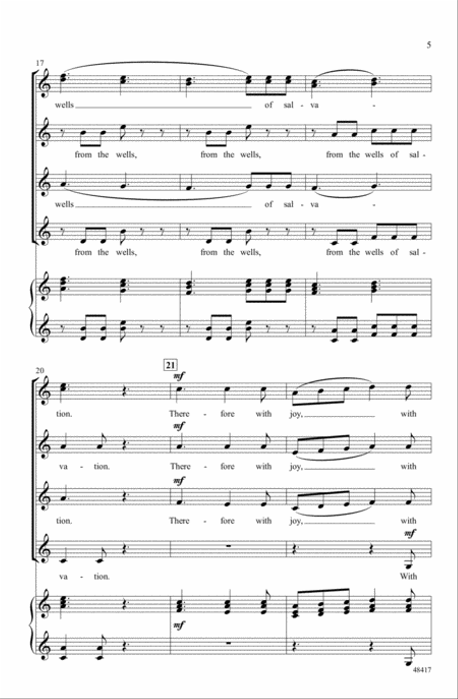 Cry Out and Shout Choir scores gallery preview page 4
