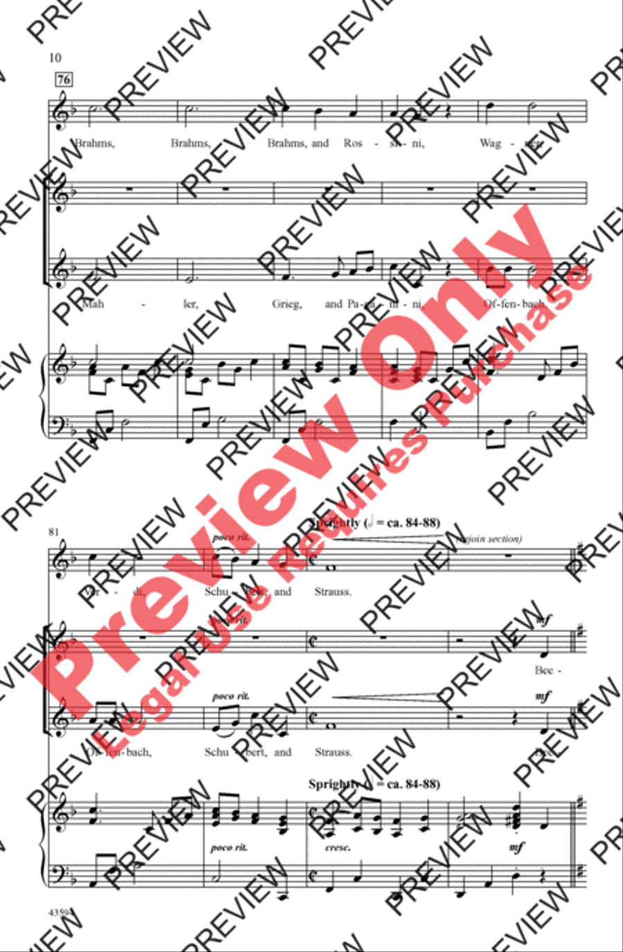 Composers All Around 2-Part scores gallery preview page 10