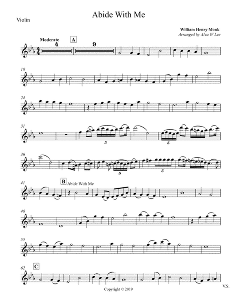 Abide with Me Violin image number null