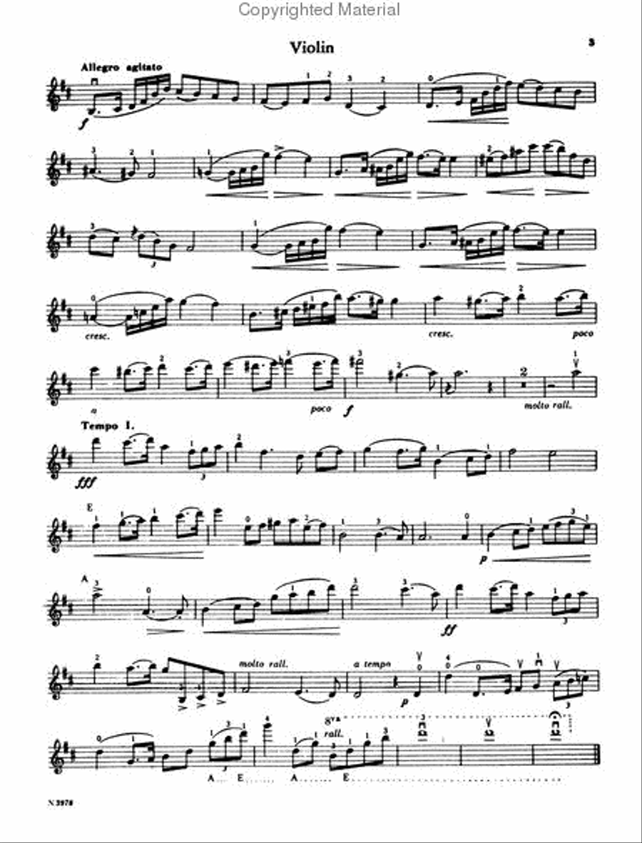 Adoration Violin Solo scores gallery preview page 3