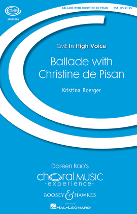 Book cover for Ballade with Christine de Pisan