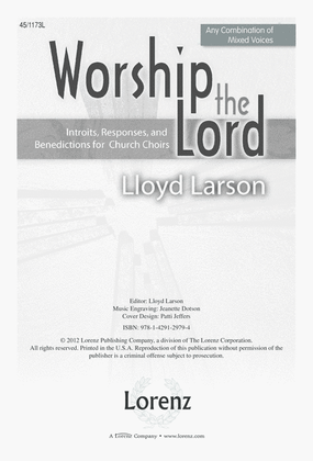Book cover for Worship the Lord