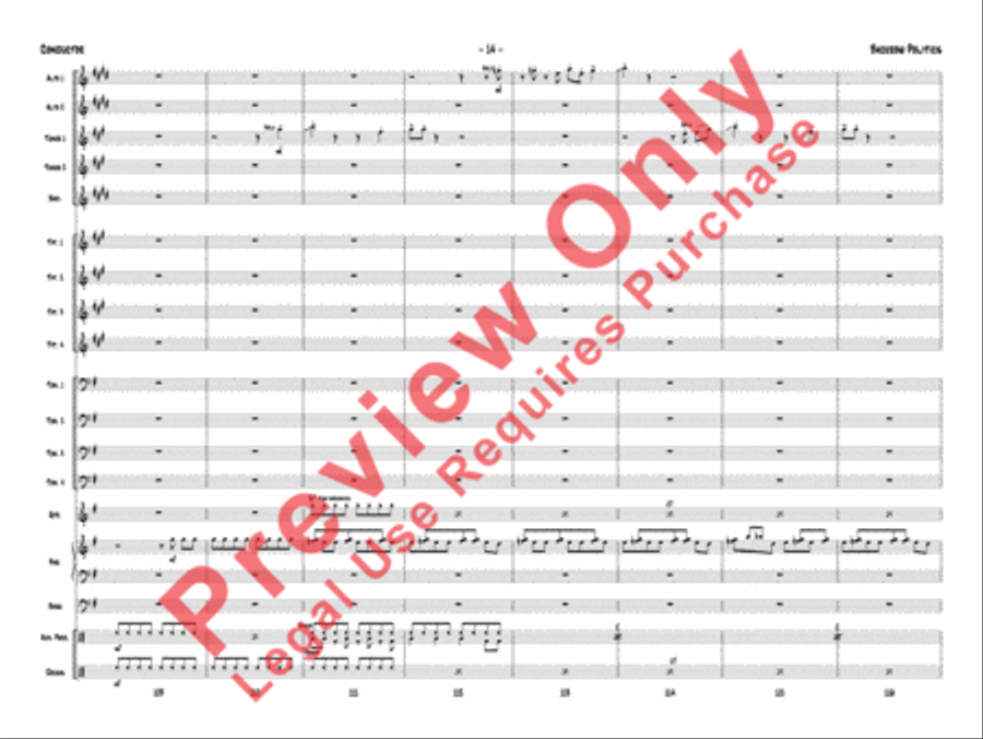 Backrow Politics Backrow Politics Jazz Ensemble scores gallery preview page 17
