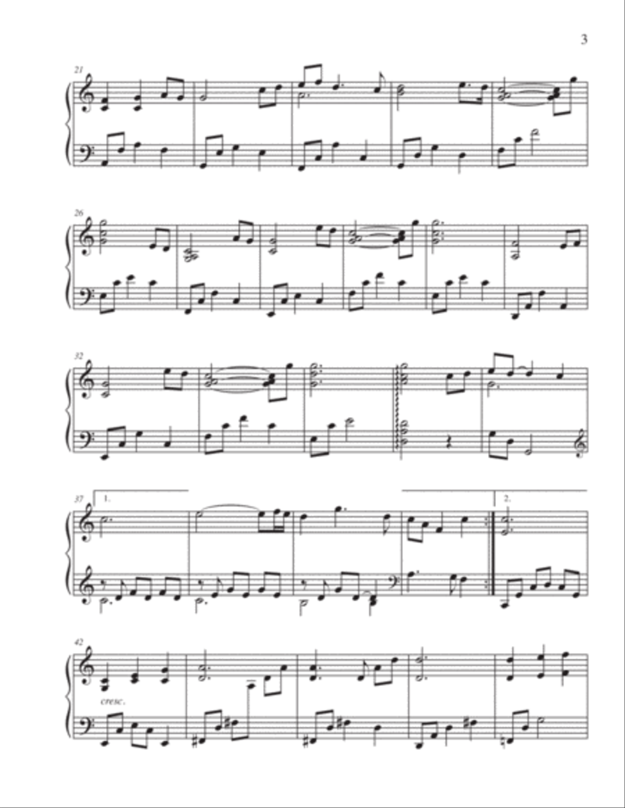 How Beautiful Piano Solo scores gallery preview page 3