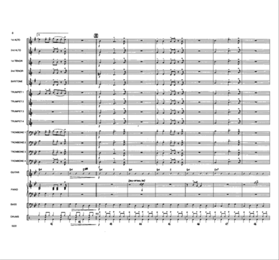 Are You Ready? Are You Ready? Jazz Ensemble scores gallery preview page 7