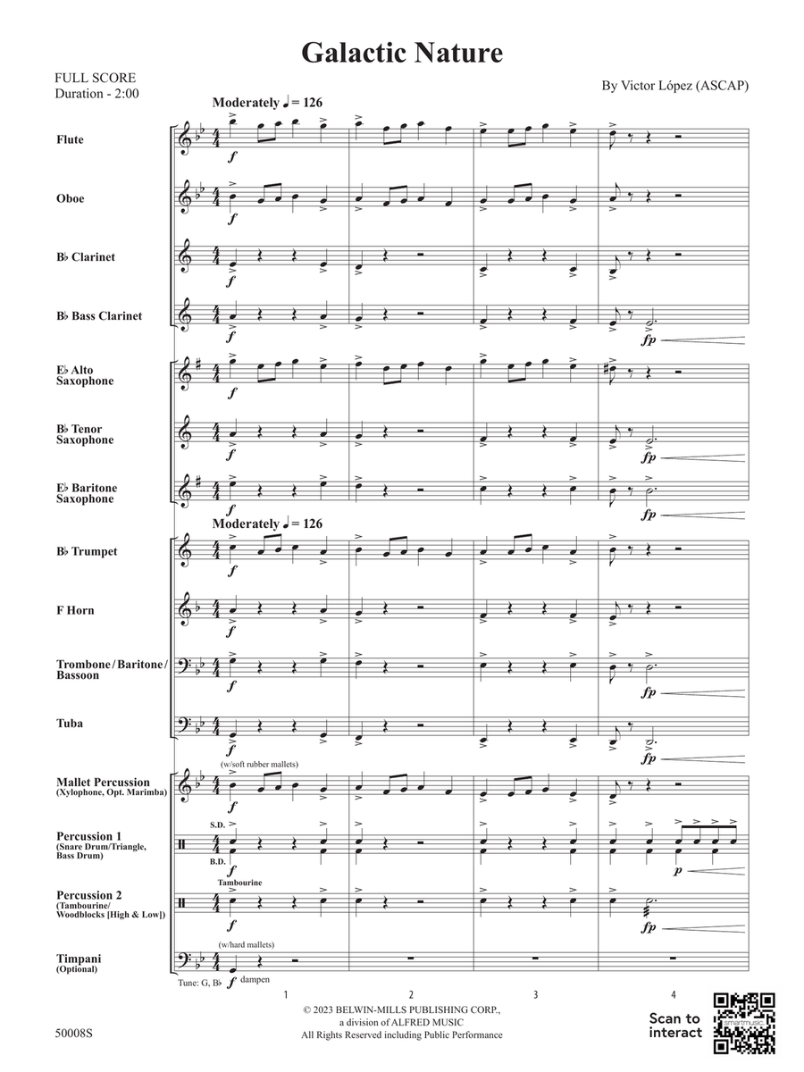Galactic Nature: Score Concert Band - Digital Sheet Music page 3