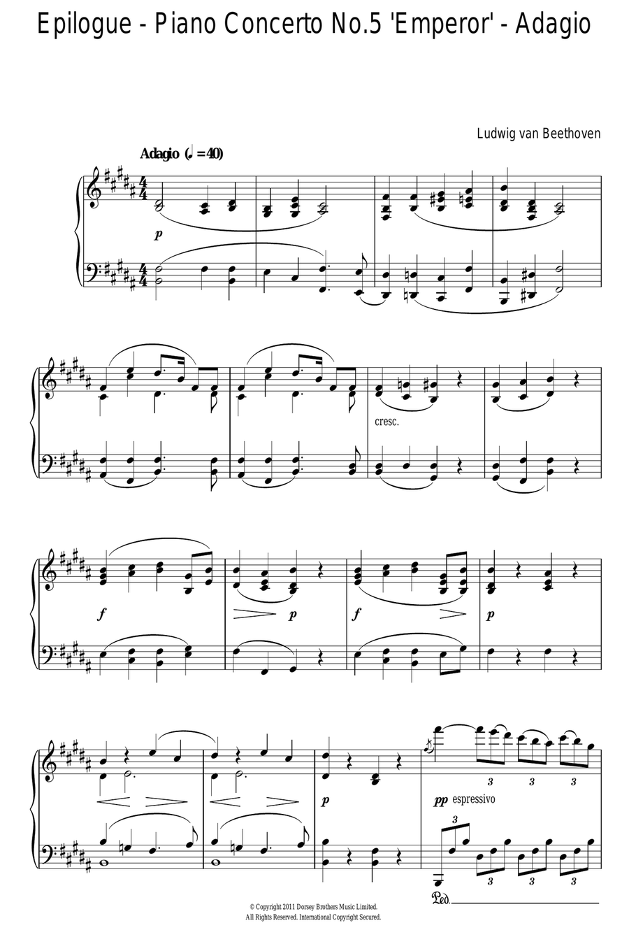 Epilogue (Piano Concerto No.5 