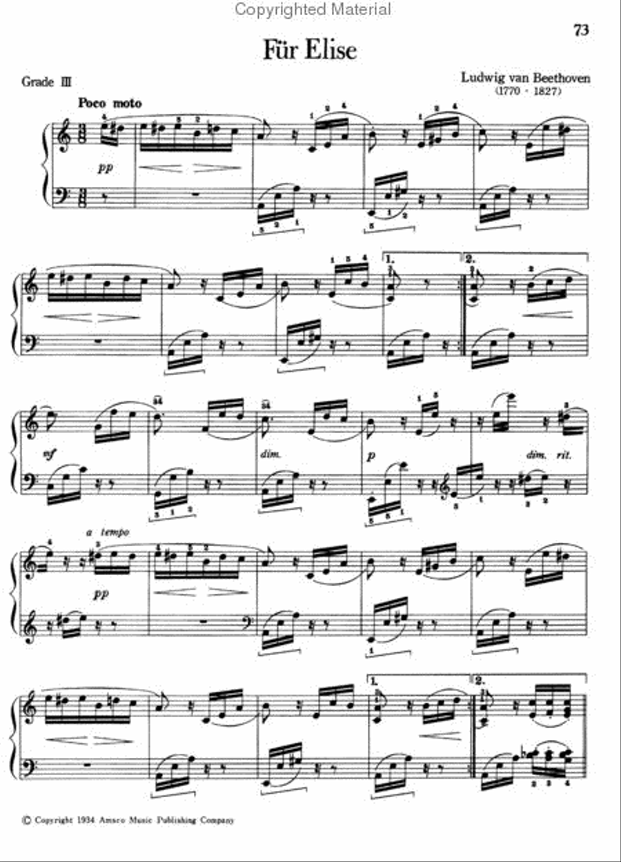 Piano Pieces For Children Piano Solo scores gallery preview page 4