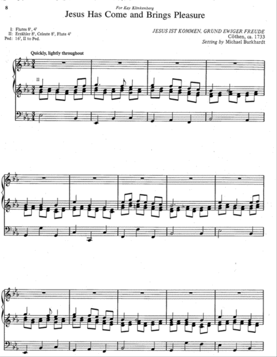 Five Advent Hymn Improvisations, Set 2 Organ scores gallery preview page 3
