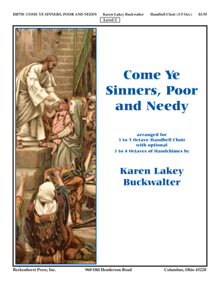 Come Ye Sinners, Poor and Needy