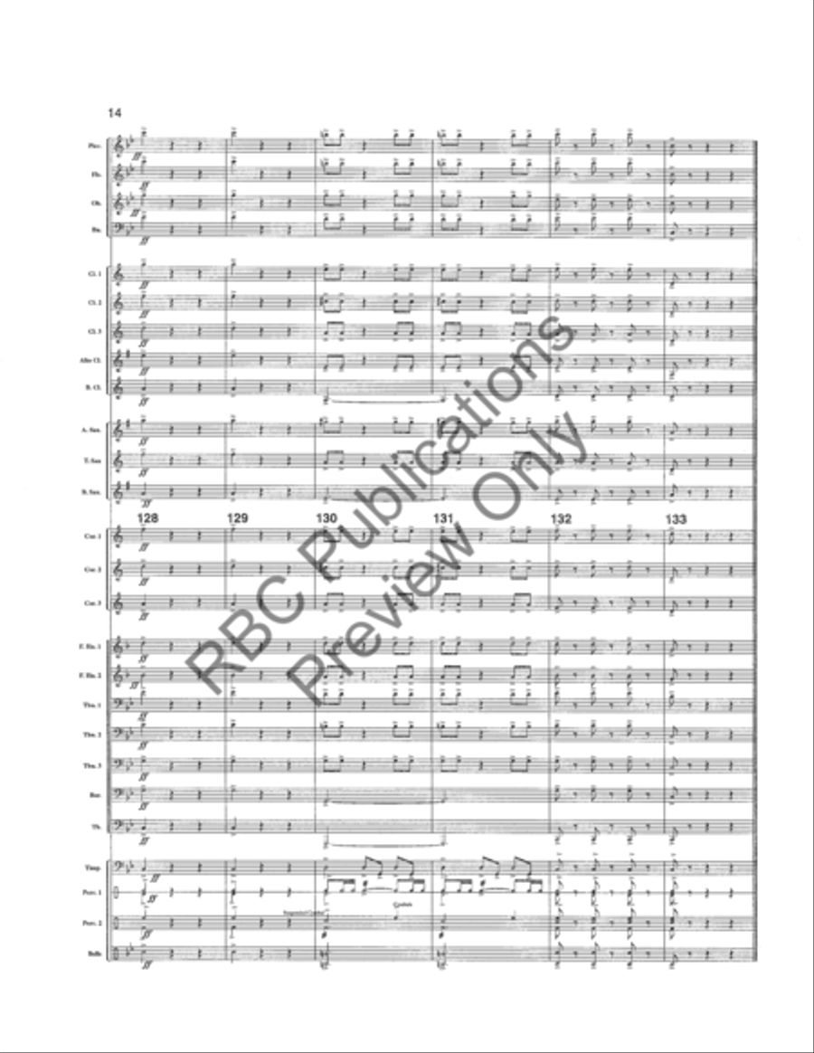 Celtic Legend (Score) Concert Band scores gallery preview page 17