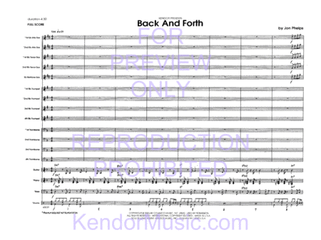 Back And Forth (Full Score)