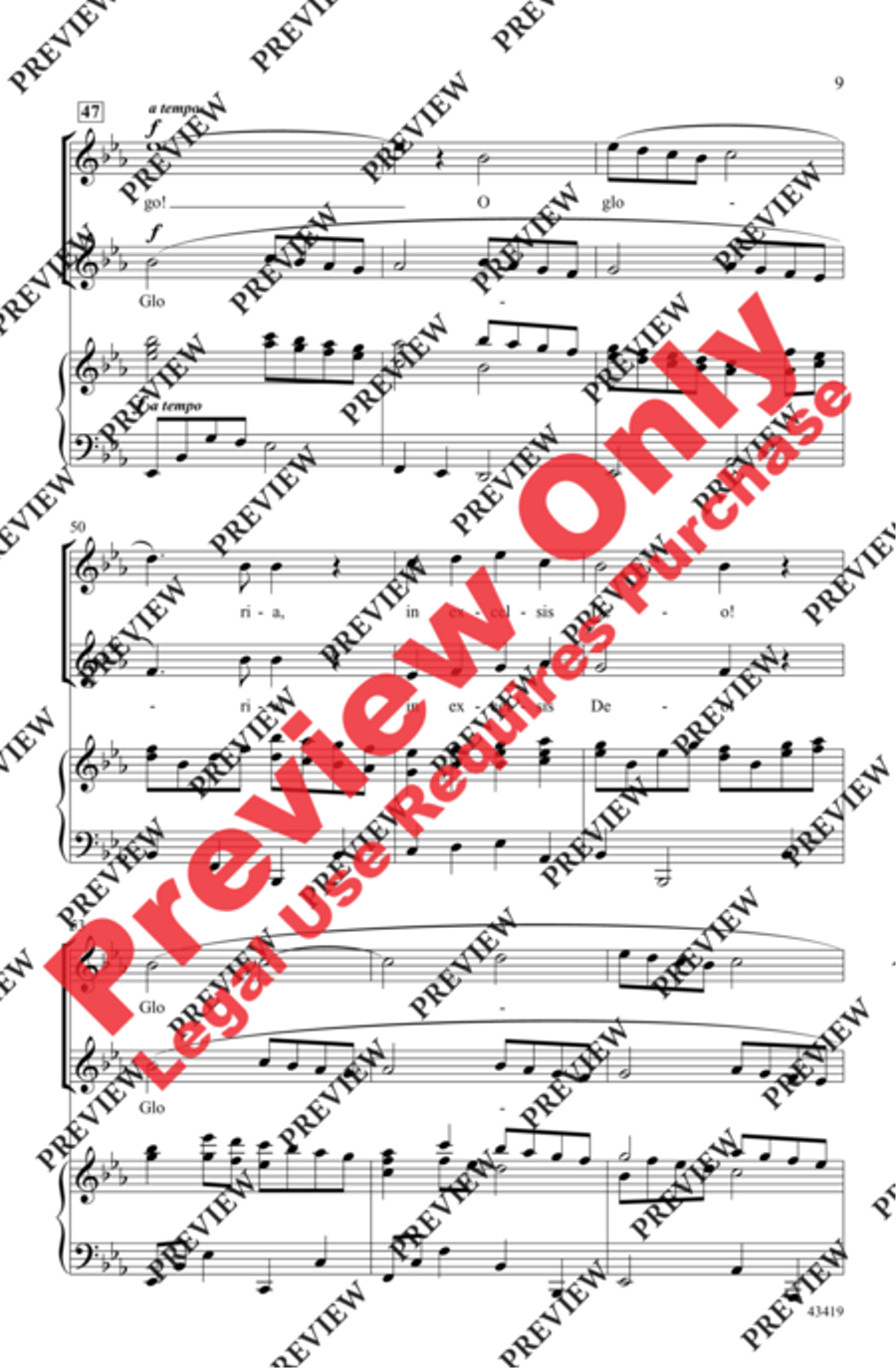 O Come, Little Children 2-Part scores gallery preview page 8