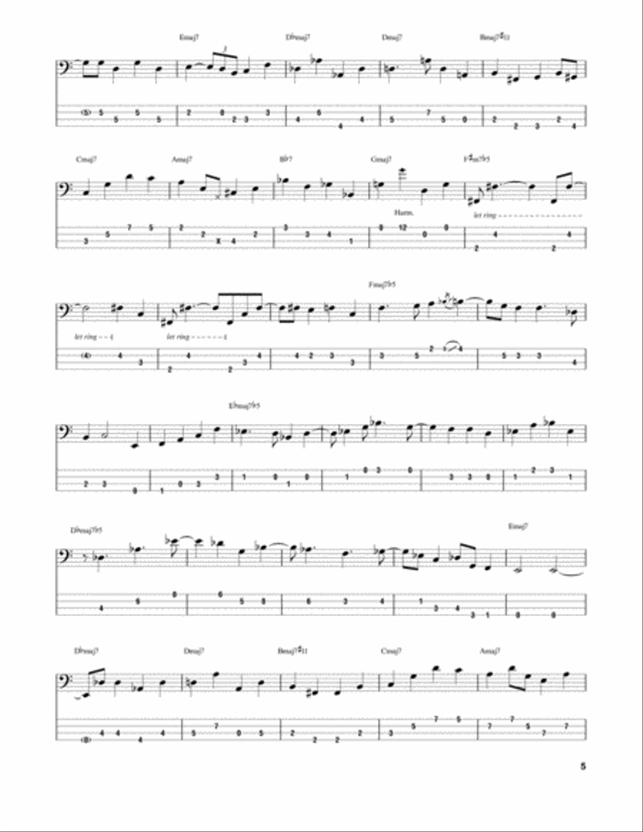 Inner Urge Guitar Tablature scores gallery preview page 5