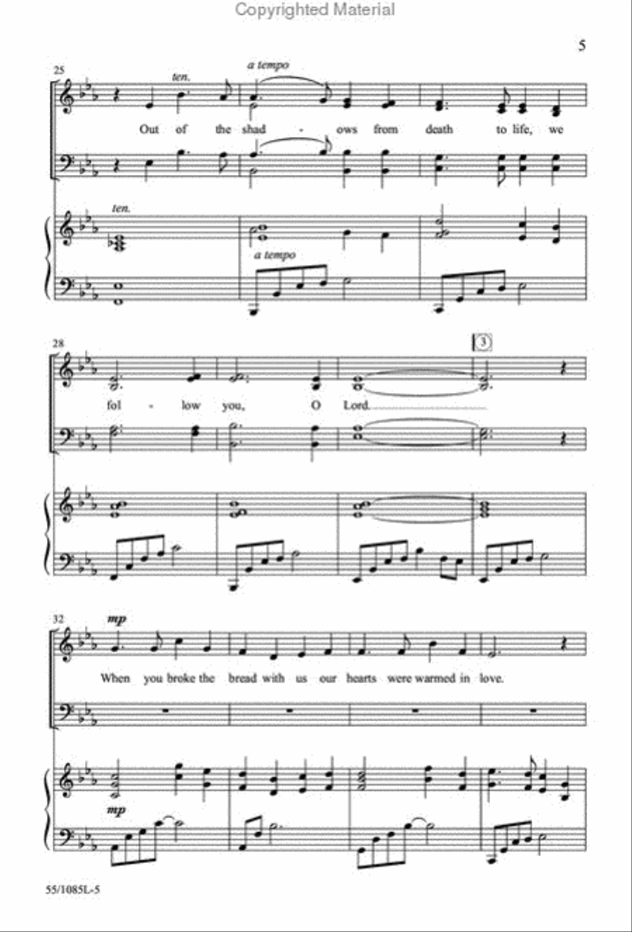 Out of the Shadows 4-Part scores gallery preview page 4