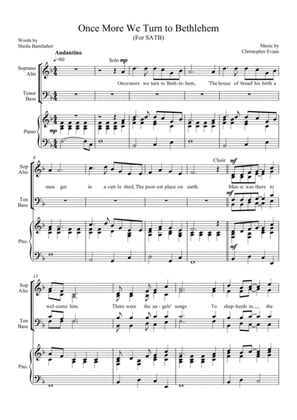 Once More We Turn to Bethlehem (SATB)