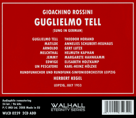 Guglielmo Tell (Sung In German