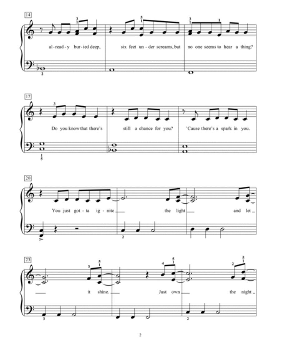 Firework (arr. Mona Rejino) Piano Method scores gallery preview page 2