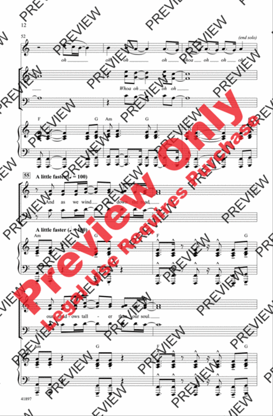 Stairway to Heaven 3-Part scores gallery preview page 12