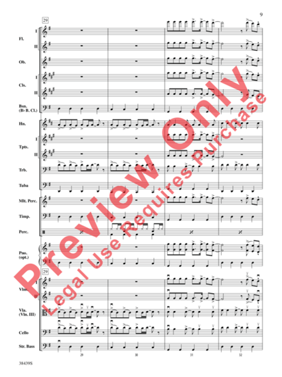 Born This Way Full Orchestra scores gallery preview page 10