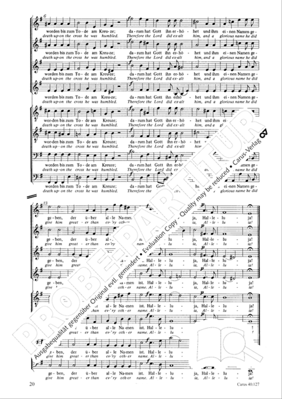Sechs Spruche zum Kirchenjahr op. 79 Score scores gallery preview page 21
