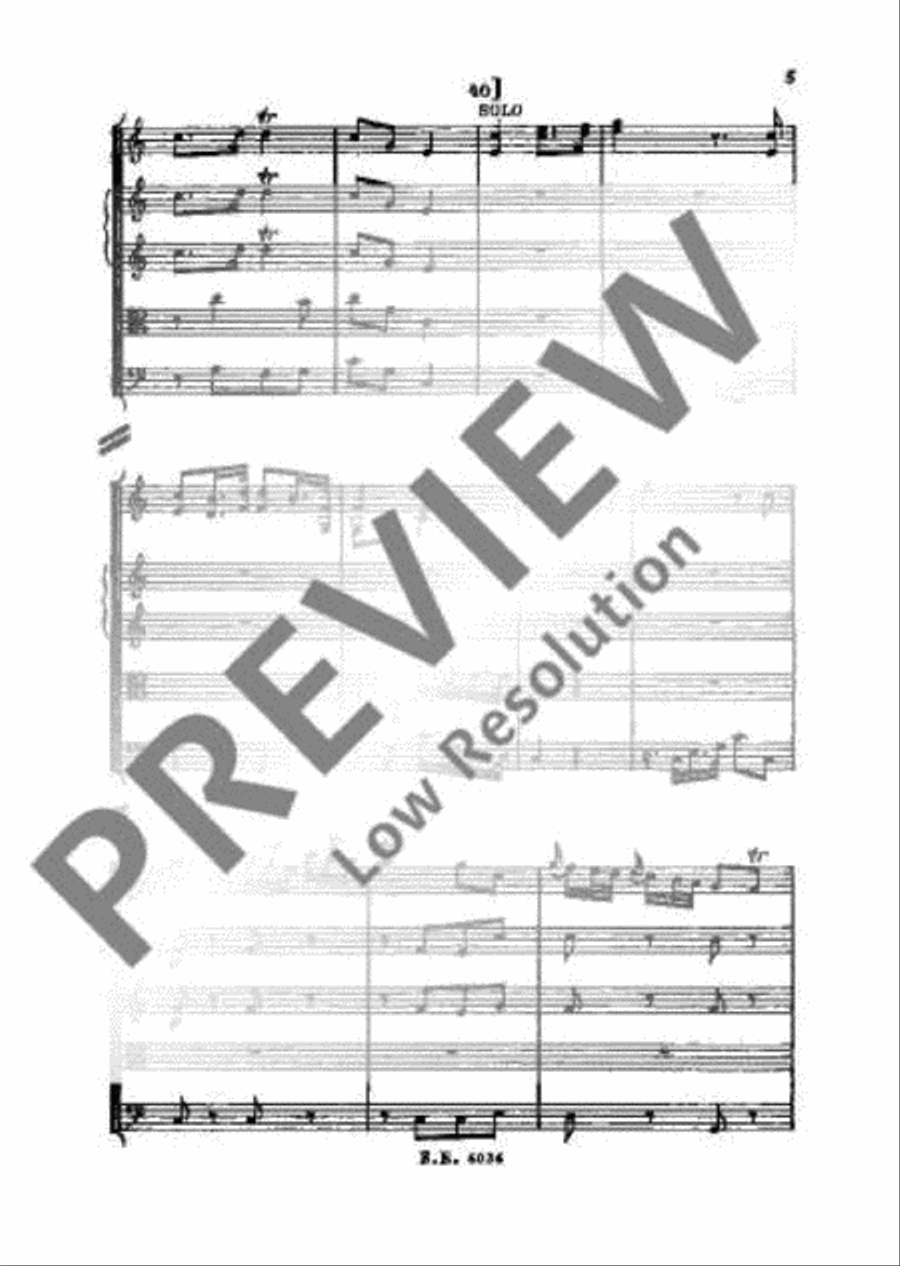 Concerto C major Orchestra scores gallery preview page 14