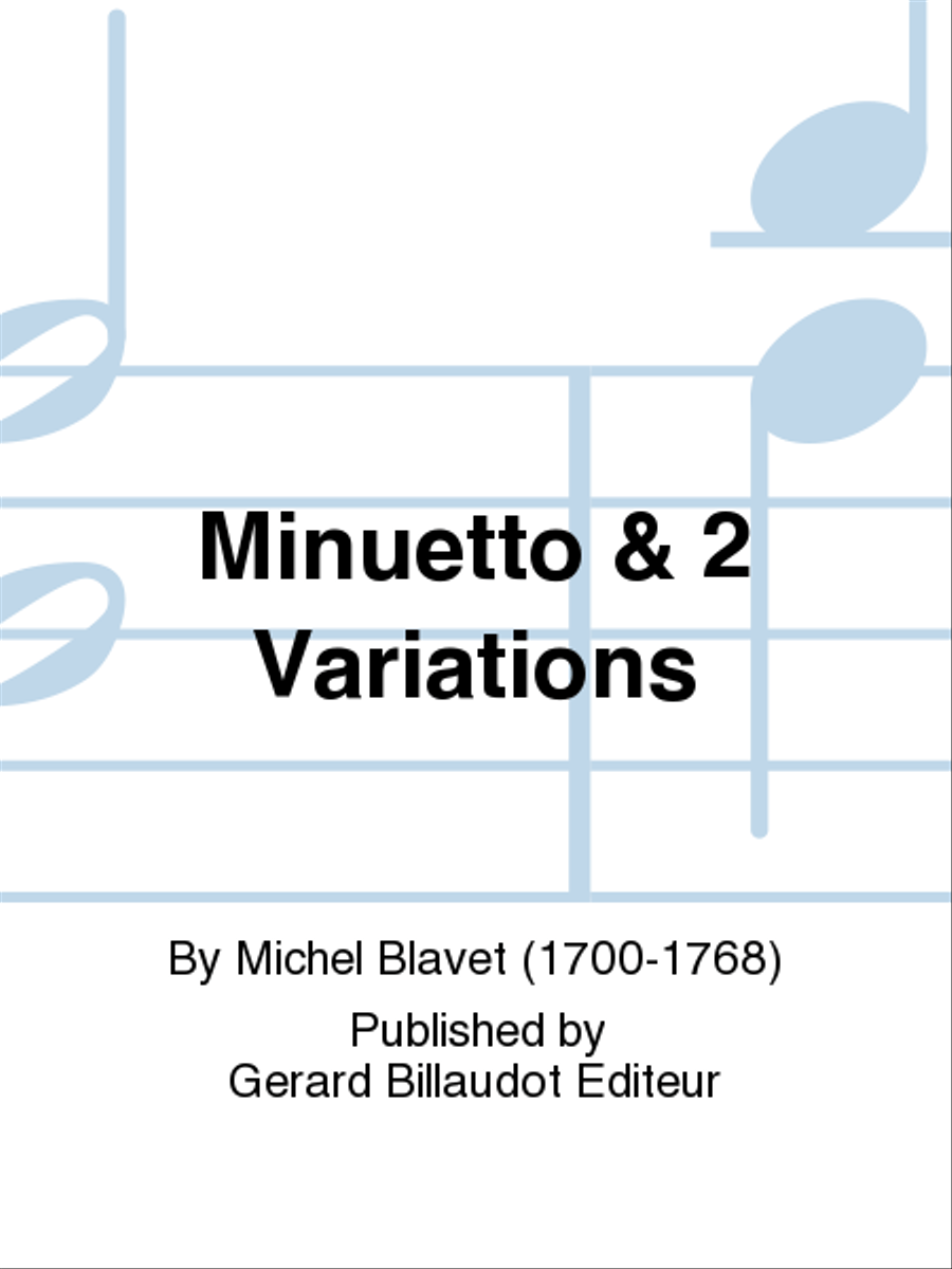 Minuetto & 2 Variations School and Community scores gallery preview page 1
