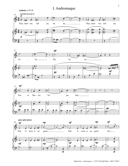 Andromaque Mini-Opera (Piano/Vocal)