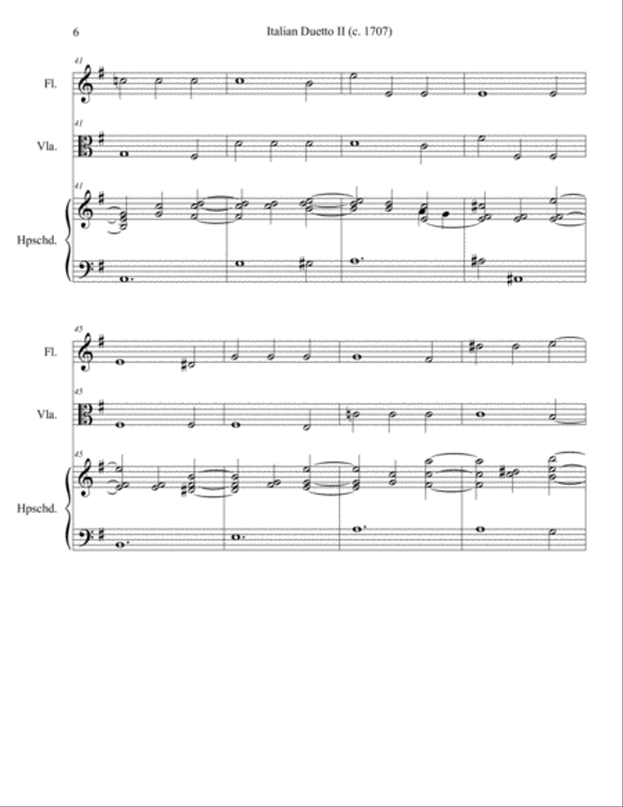 Italian Duetto 2 Small Ensemble scores gallery preview page 6