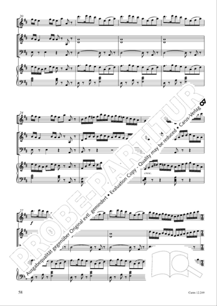 Mause in der Michaelskirche 4-Part scores gallery preview page 59