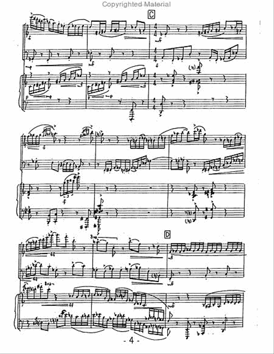 Fantasy Variations Flute scores gallery preview page 5