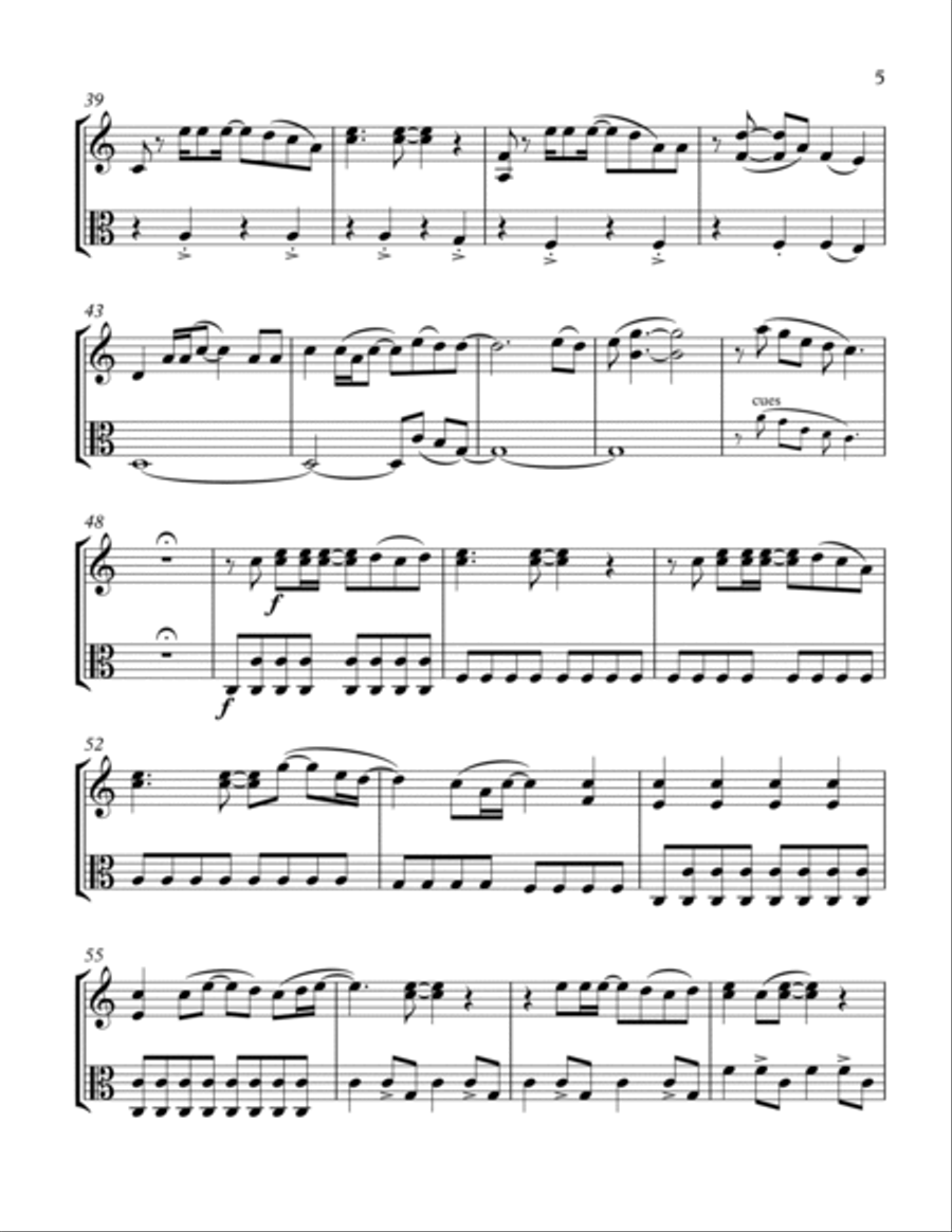 Dead Sea String Duet scores gallery preview page 6