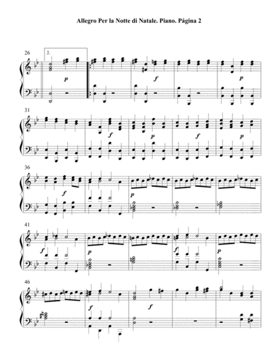 Corelli - Allegro - Concerto per Notte Natale - Para Piano Solo image number null