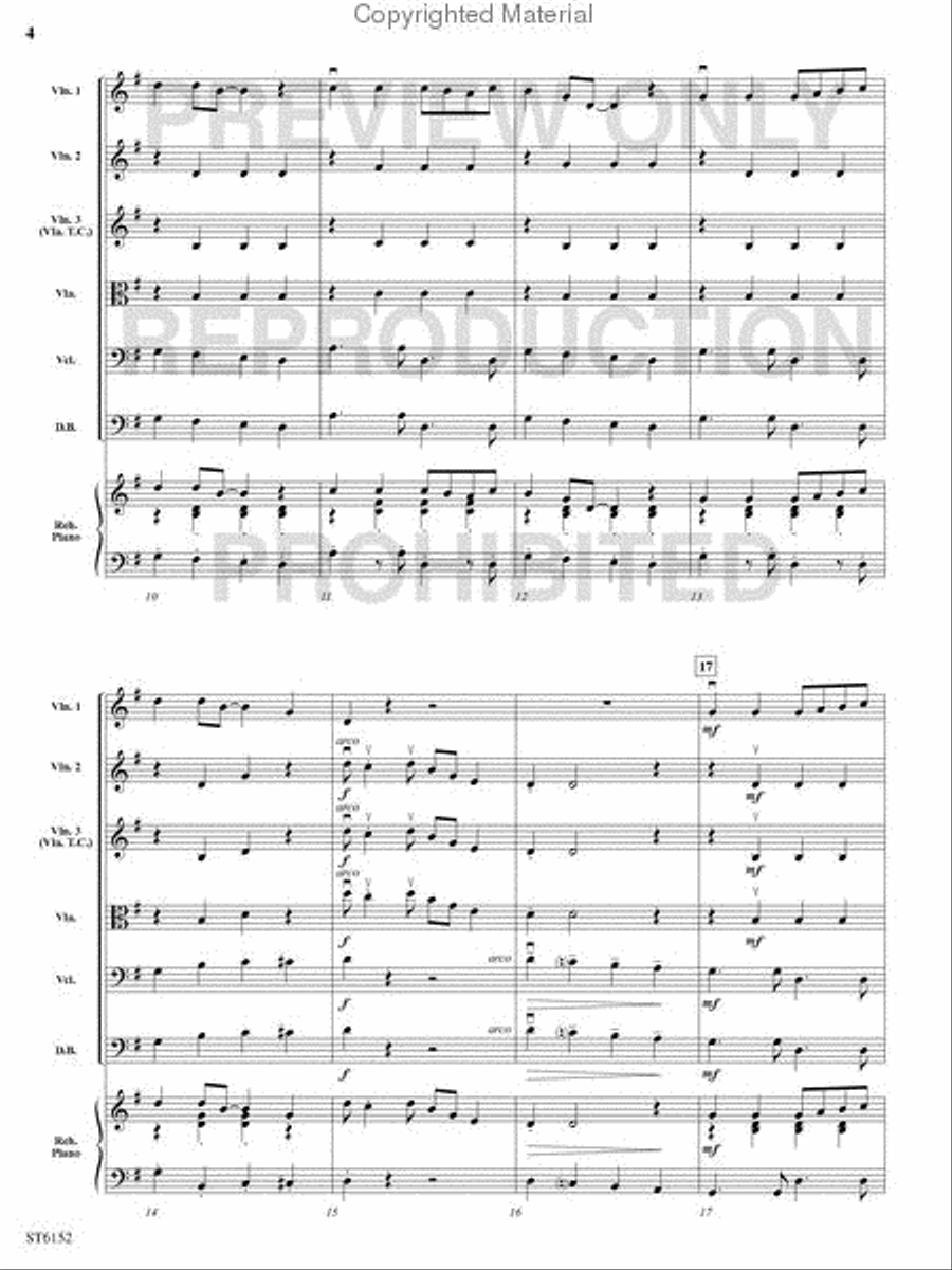 The Three Groovy Grizzlies String Orchestra scores gallery preview page 3