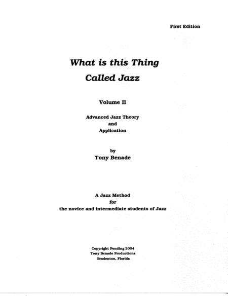 What is This Thing Called Jazz? Vol.II