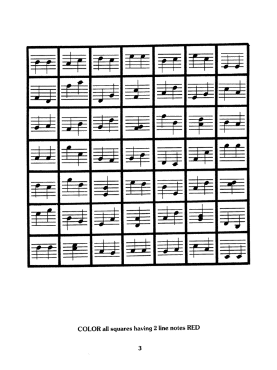 Color by Interval, Book 1 Piano Method scores gallery preview page 4