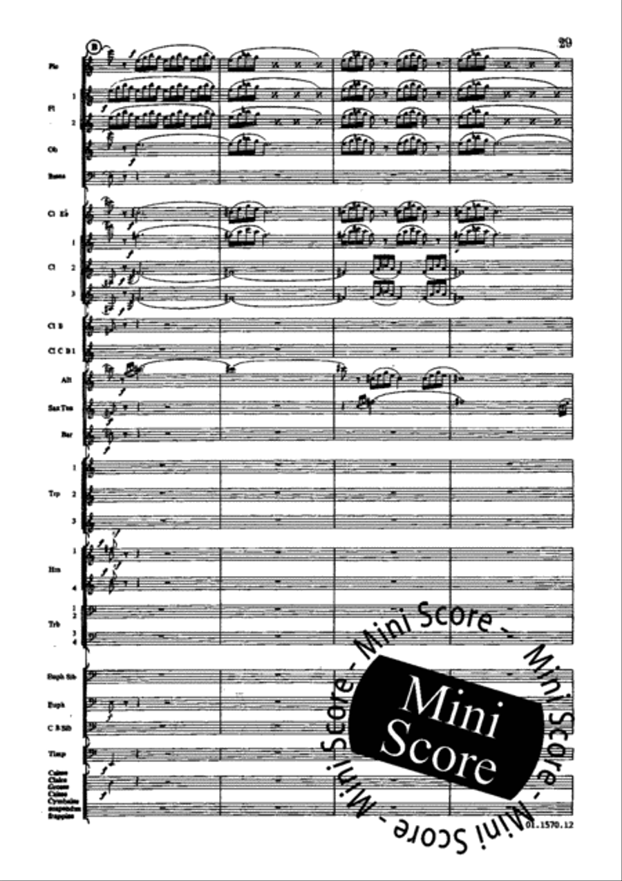 Poeme du Feu Concert Band scores gallery preview page 35