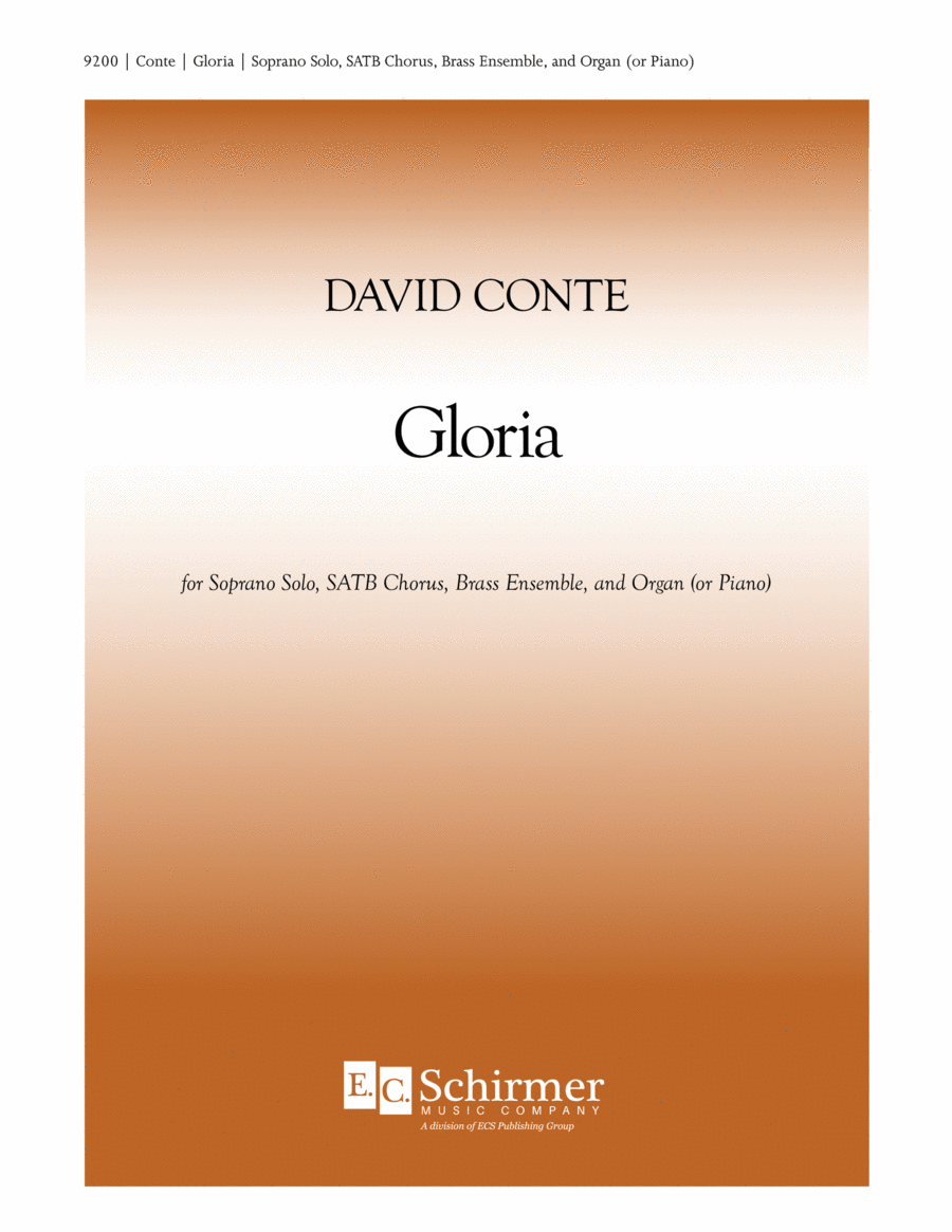 Gloria 4-Part scores gallery preview page 1