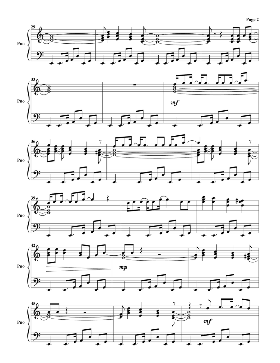 You Don't Fool Me Piano Solo scores gallery preview page 2