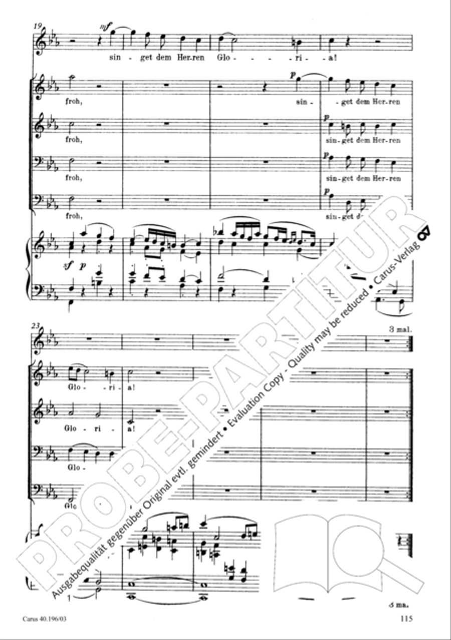 Die Geburt Christi SSA scores gallery preview page 116