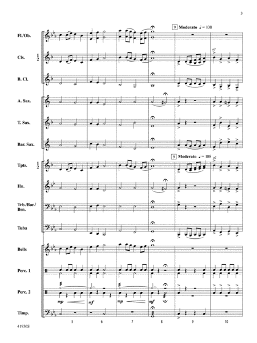 Shadowlands: Score Concert Band scores gallery preview page 3
