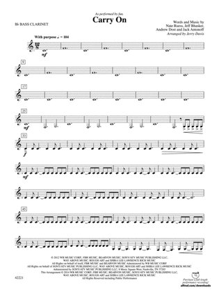 Carry On: B-flat Bass Clarinet